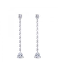 14KW EARRING 0.87CT 0.22CT 0.25CT 
