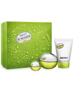 DKNY BE DELICIOUS 3.4 EDP SP + 5.1 S/M + 0.50 EDP for Ladies
