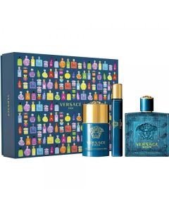 VERSACE EROS 3.4 EDT SP + 5.0 S/G + 0.17 EDT SP for Mens