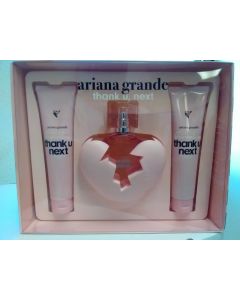 ARIANA GRANDE THANK YOU NEXT 3.4 EDP SP + 3.4 B/L + 3.4 S/G for Ladies
