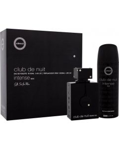 ARMAF CLUB DE NUIT INTENSE 3.6 EDT SP + 6.8 B/S for Mens