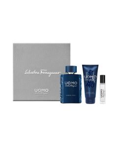 SALVATORE FERRAGAMO UOMO URBAN FEEL 3.4 EDT SP + 3.4 S/G + 0.34 MINI for Mens