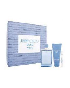 JIMMY CHOO MAN AQUA 3.3 EDT SP  + 3.3 S/G + 0.25 EDT for Mens