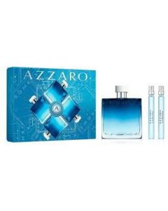 AZZARO CHROME 3.4 EDP SP + 0.33 EDP + 0.33 EDT for Mens