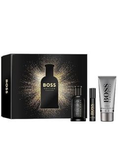 BOSS BOTTLED 3.3 PARFUM SP + 3.4 S/G + 0.33 EDT for Mens