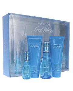 COOL WATER 1.7 EDT SP + 2.5 B/L + 2.5 S/G + 0.5 MINI for Ladies