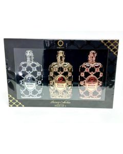 ORIENTICA LUXURY COLLECTION 1.0 EDP AMBER ROUGE + ROYAL AMBER + ROYAL BLEU for Unisex