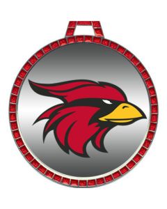 Insert Series - 2~~~ Insert Medal - Red Jewel - Football