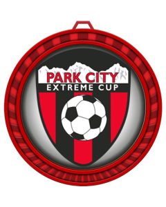 Insert Series - 2~~~ Insert Medal - Red - Soccer