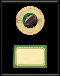 Mylar Plaque Mount Series - Football