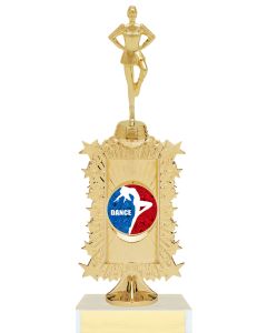 Dance Trophy with Custom Logo