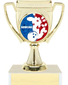 Victory Cup Insert Trophy Series - Bowling