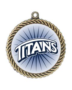 Scallop Insert Medal - 2~~~ Insert - Football