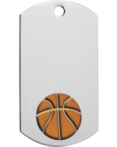 Chrome Dog Tag Series - Basketball