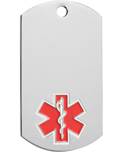 Chrome Dog Tag Series - Medical Alert