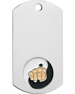 Chrome Dog Tag Series - Karate
