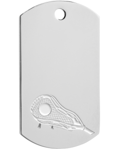 Chrome Dog Tag Series - Lacrosse