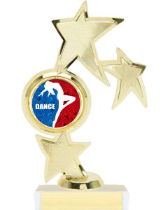 Dance Trophy with Logo - Figure Series