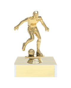 Soccer Trophy - Gold Boy Playing