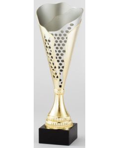 METALLIC GREY FLOWER CUP