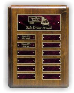 Walnut Perpetual Plaque Series