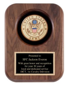 Wood Military Plaque-Army