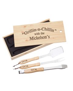 BBQ GIFT SET - BAMBOO