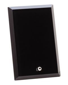 GLASS PIN AWARD - BLACK BEVEL