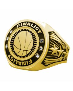 Bright Star Ring - Basketball Finalist - Gold