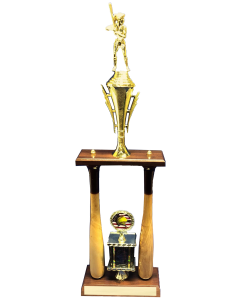 Two Post Bat Trophy Series - Baseball/Softball