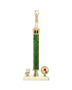 Basketball Trophy - 17~~~ One-Post with Logo
