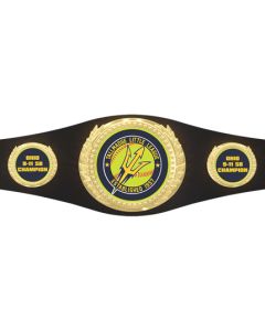 Championship Belt - Black Custom Art Series - Football