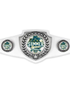 Championship Belt Series -  Custom Art (Antique Silver) - Little League