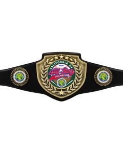 Shield Belt - Antique Gold Wreath