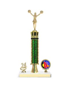Cheer Trophy - One-Post 13~~~ with Logo