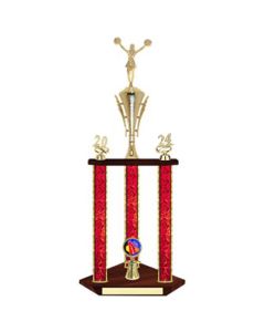 Cheer Trophy - 29~~~ 3-Post with Custom Logo