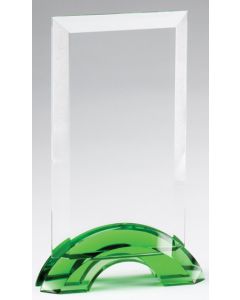 COLORED GLASS AWARD - GREEN