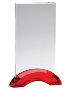 COLORED GLASS AWARD - RED