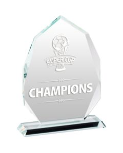 Premium Glass Bevel Crystal Award