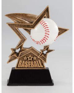 Baseball Resin Award - Dynamic Star Series