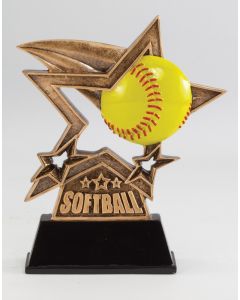 Softball Resin Award - Dynamic Star Series