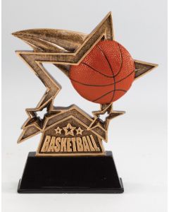 Basketball Resin Award - Dynamic Star Series