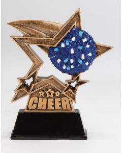 Cheer Resin Award - Dynamic Star Series