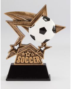 Soccer Resin Award - Dynamic Star Series