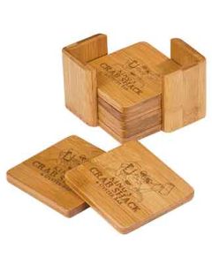 BAMBOO COASTER SETS