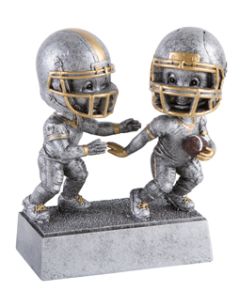 DOUBLE BOBBLE HEAD RESIN SERIES - FOOTBALL