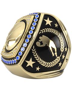 Epic Ring Basketball - Blue Gems - Gold