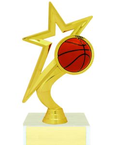 Gold Star Figure Trophy Series - Basketball