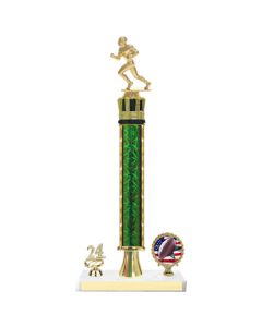 Football Trophy - 15~~~ Single Post with Logo