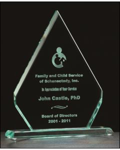 DIAMOND SERIES GLASS AWARD